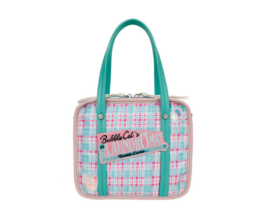 Vendula Bubble Cats Laundromat Mini Laundry Bag