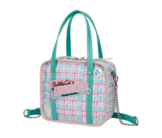 Vendula Bubble Cats Laundromat Mini Laundry Bag