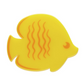 Erstwilder Great Barrier Reef Yellow Fish Simplified Mini Brooch