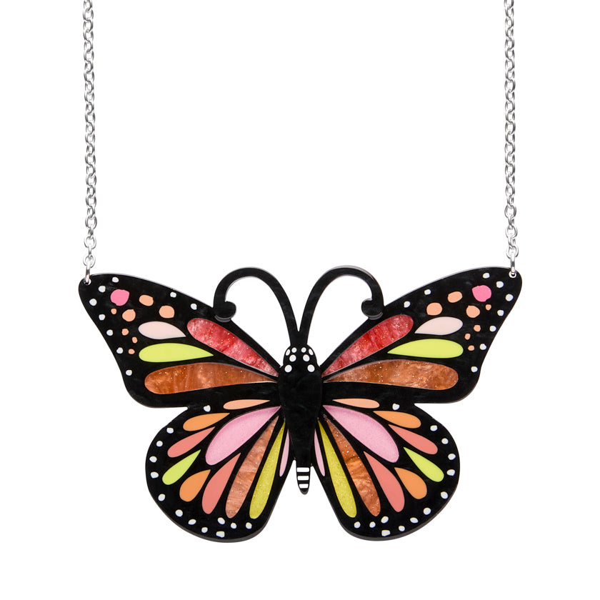 Erstwilder Pete Cromer North America The Magnificent Monarch Butterfly Necklace