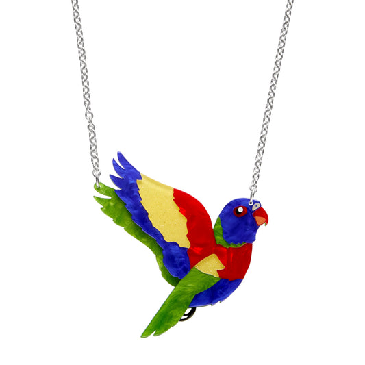 Erstwilder Australiana Lulu the Lorikeet Necklace
