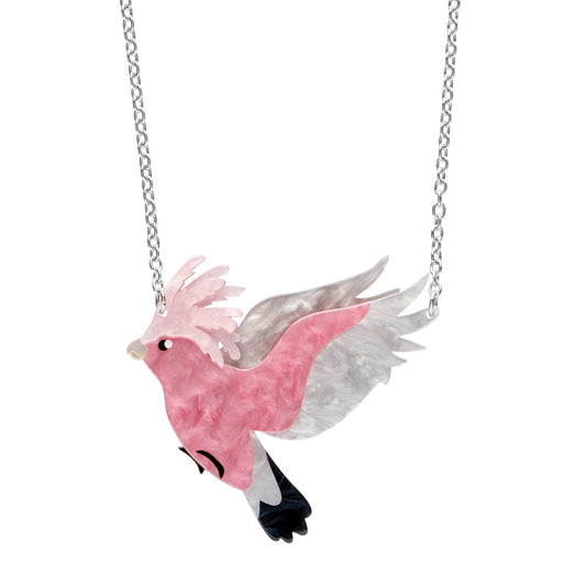 Erstwilder Australiana Gertie the Galah Necklace