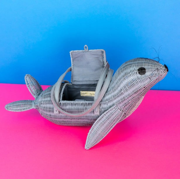 Wicker Darling Neil the Seal Bag