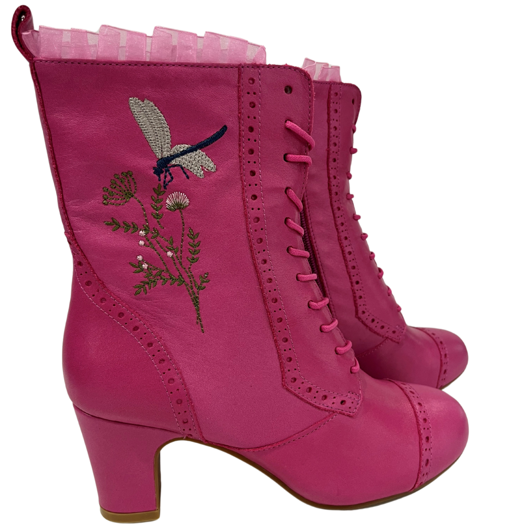 The Vibe is Damselfly Hot Pink