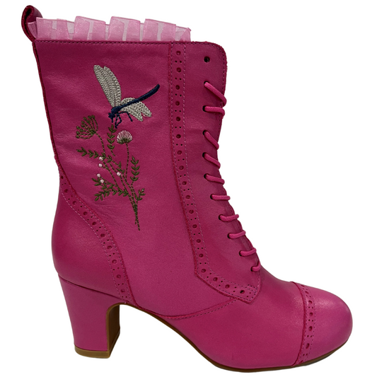 The Vibe is Damselfly Hot Pink
