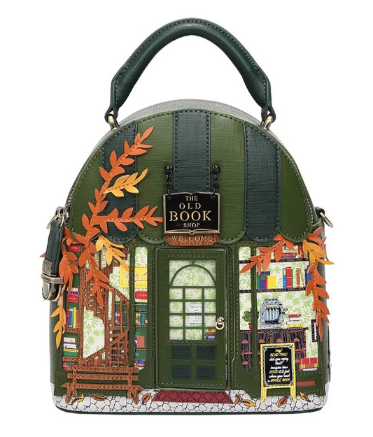 Vendula The Old Bookshop Green Edition Nova Mini Backpack