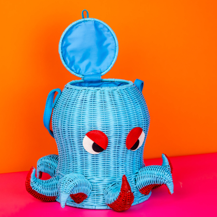 Wicker Darling Cephalopurse the Octopus Bag