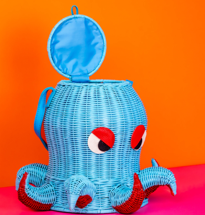 Wicker Darling Cephalopurse the Octopus Bag