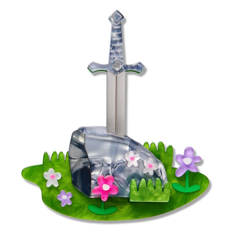 Erstwilder Pete Cromer Fairy Tales Once and Future Brooch