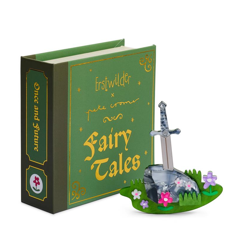 Erstwilder Pete Cromer Fairy Tales Once and Future Brooch