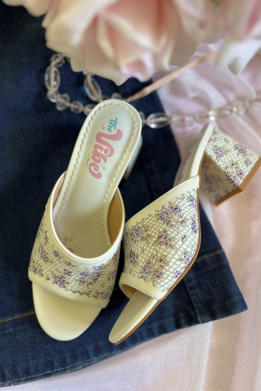 The Vibe is Oh Behave Purple Floral