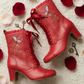 The Vibe is Damselfly Winter Berry Boots