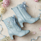 The Vibe is Damselfly Soft Blue Boots