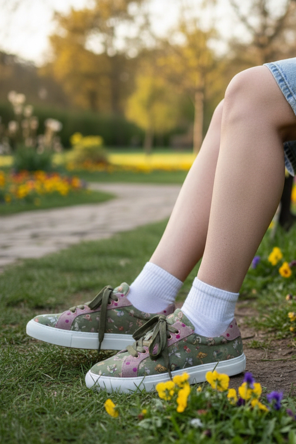 Shoe Fun Bridget Mosswing Sneakers