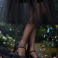 The Vibe is Charleston in Black Glitter