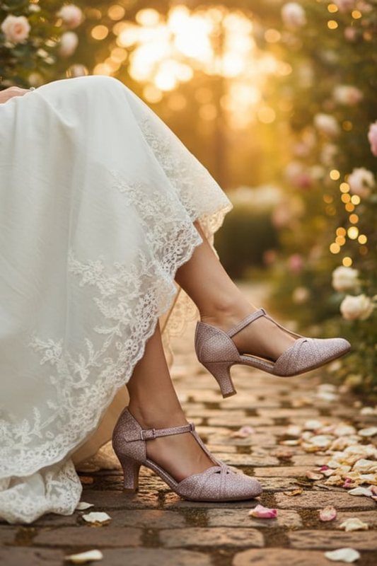 The Vibe is Charleston in Pink Glitter