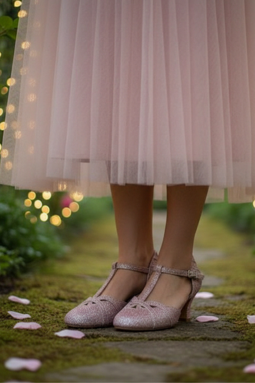The Vibe is Charleston in Pink Glitter