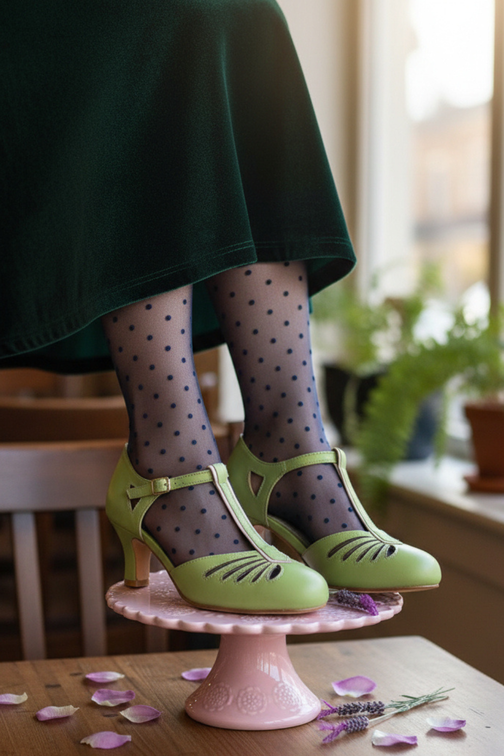 The Vibe is Darling in Celery Green