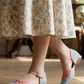 The Vibe is Enchanted in Soft Blue with Coral