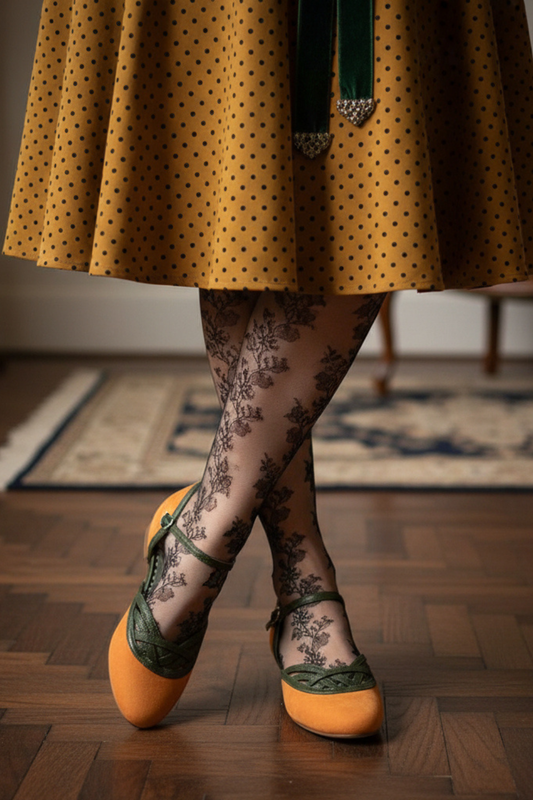 The Vibe is Enchanted in Orange with Olive Green
