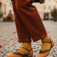 The Vibe is Enchanted in Orange with Olive Green