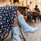The Vibe is Farfalla Soft Blue Boots