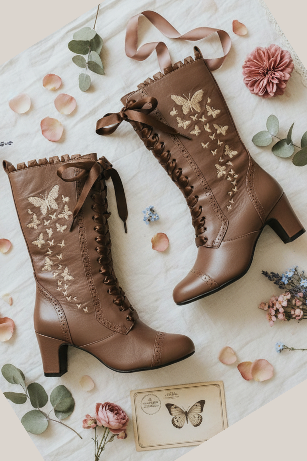 The Vibe is Farfalla Chocolate Boots
