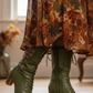 The Vibe is Farfalla Olive Green Boots