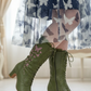 The Vibe is Farfalla Olive Green Boots