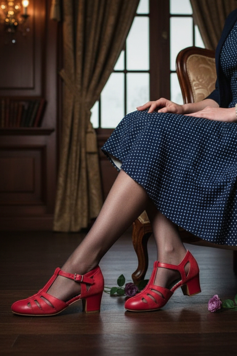 The Vibe is Glamour in Red