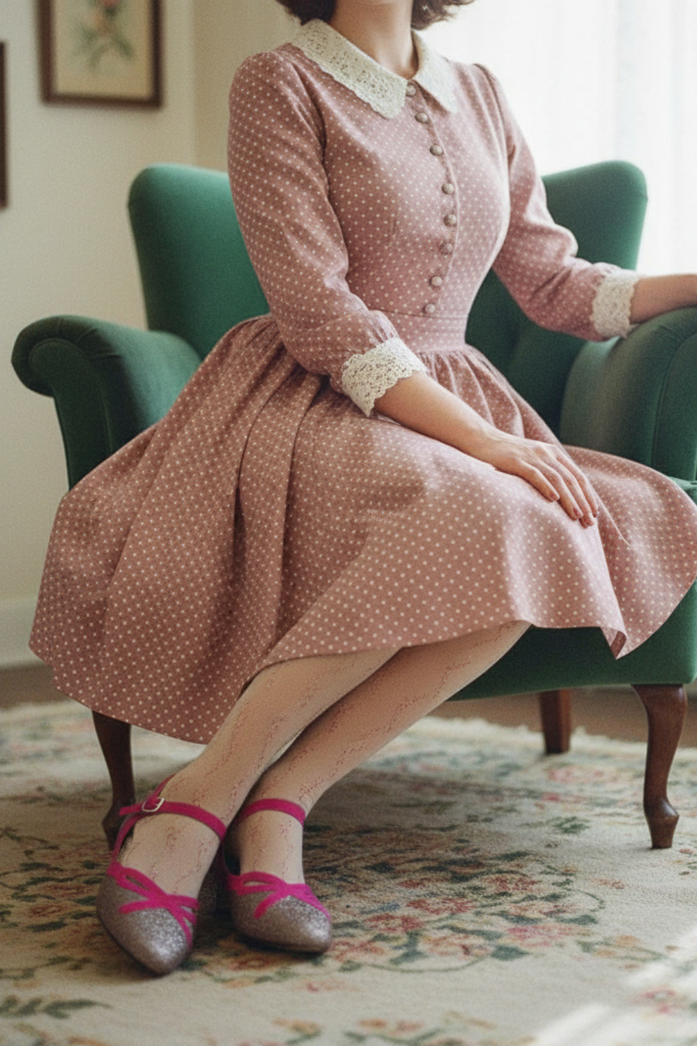 The Vibe is Delightful in Multi Pink Sparkles