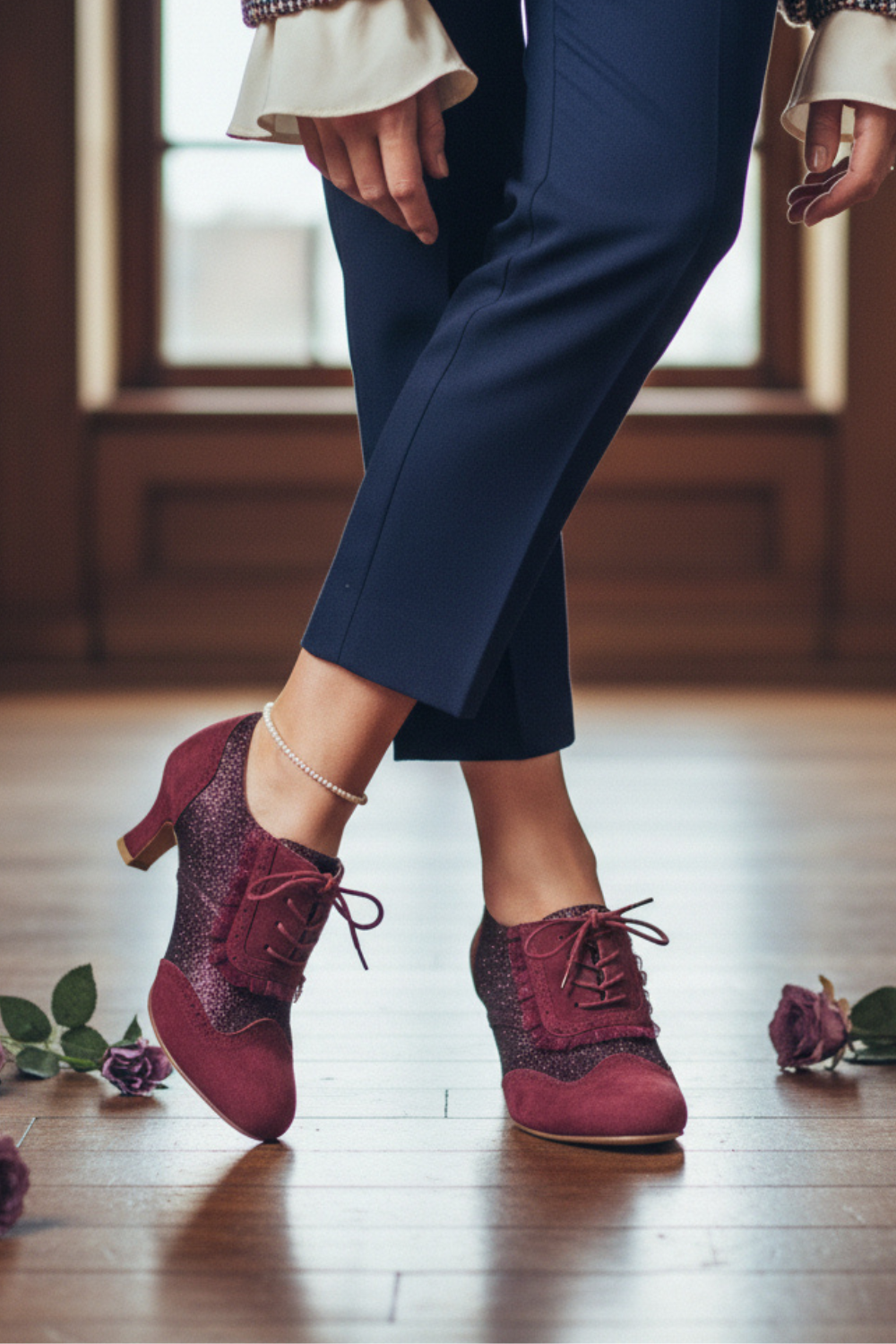 The Vibe is Grace in Burgandy