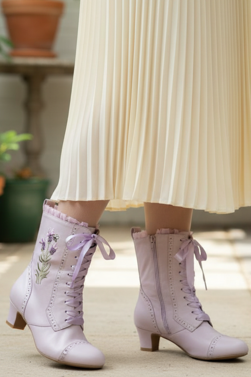 The Vibe is Lavende Dream Lavender Boots