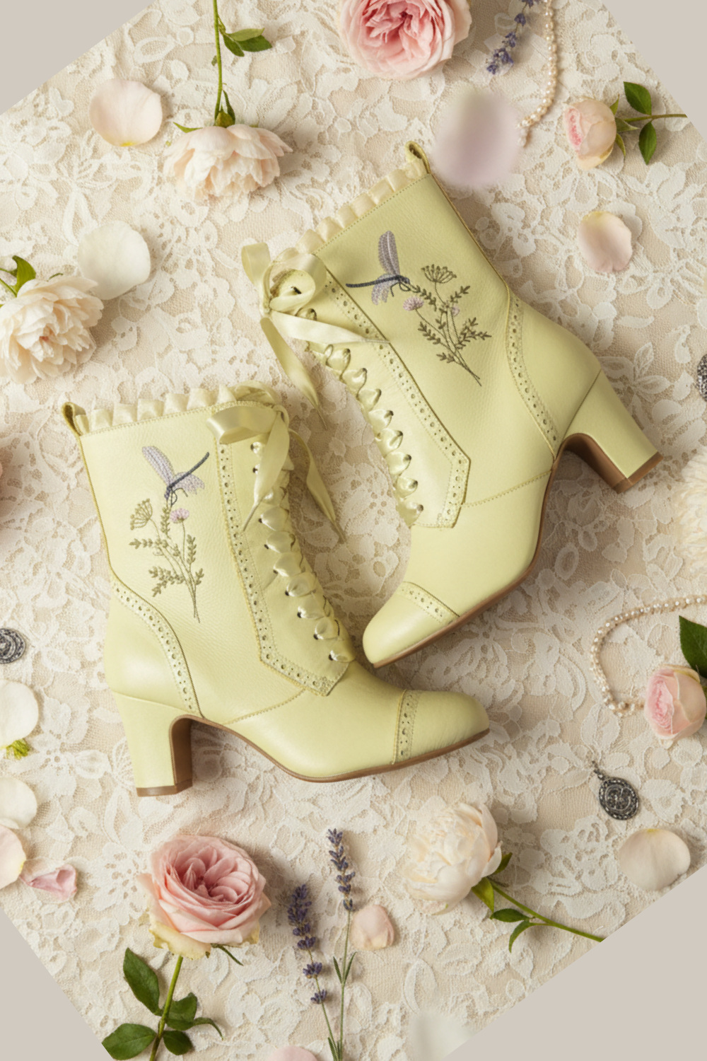The Vibe is Damselfly Lemon Grass Boots