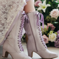 The Vibe is Farfalla Lilac Boots