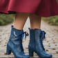 The Vibe is Damselfly Navy Blue Boots