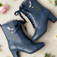 The Vibe is Damselfly Navy Blue Boots