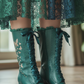 The Vibe is Farfalla Teal Boots