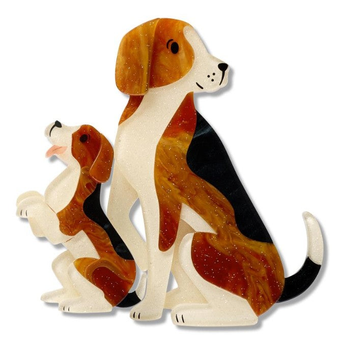Erstwilder By Your Side Paw by Paw Brooch Pair