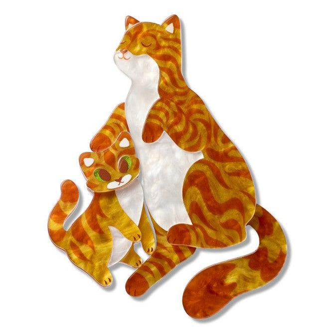 Erstwilder By Your Side Purrfect Harmony Brooch Pair