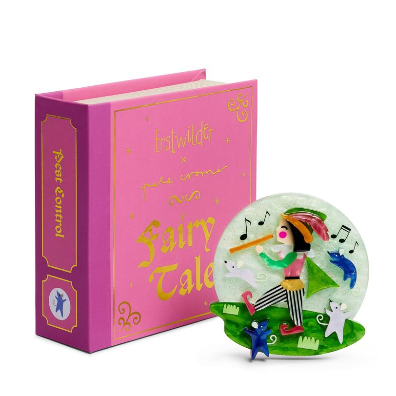 Erstwilder Pete Cromer Fairy Tales Pest Control Brooch