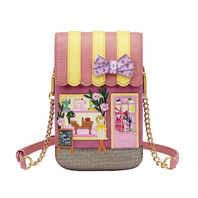 Vendula Sewing Shop Raspberry Edition Phone Pouch