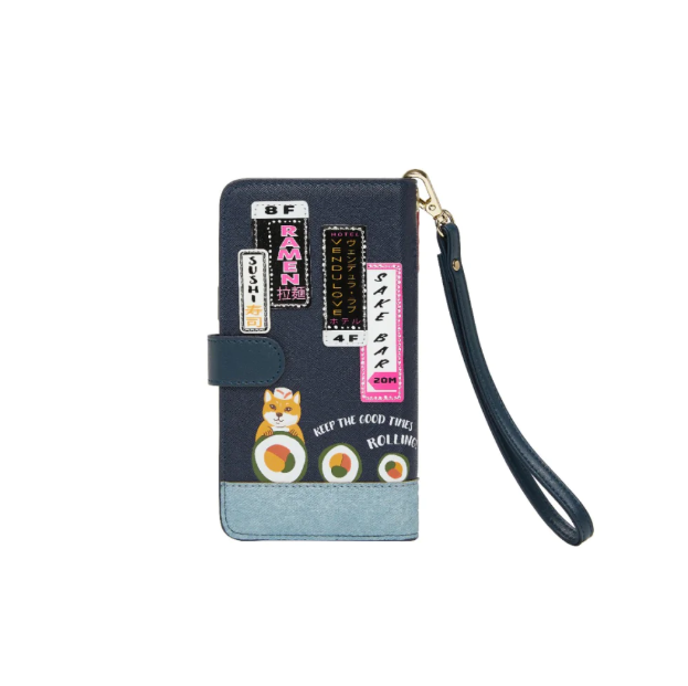 PREORDER Vendula Sushi Blue Edition Universal Flip Phone Case