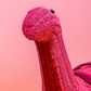 Wicker Darling Anne the Pink Bronte Saurus