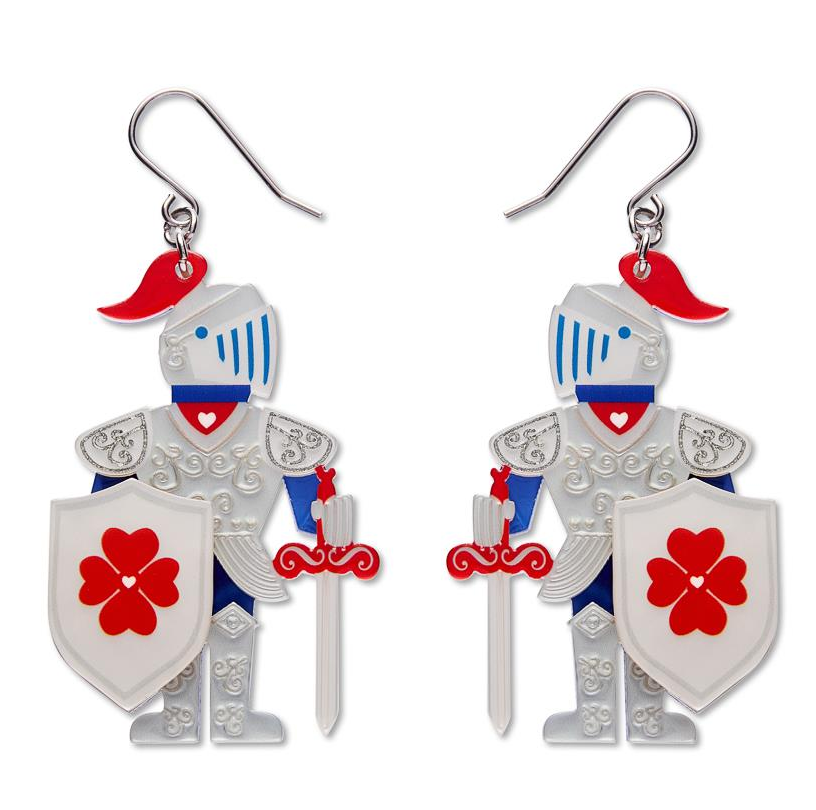 Erstwilder Pete Cromer Fairy Tales Plot Armour Earrings