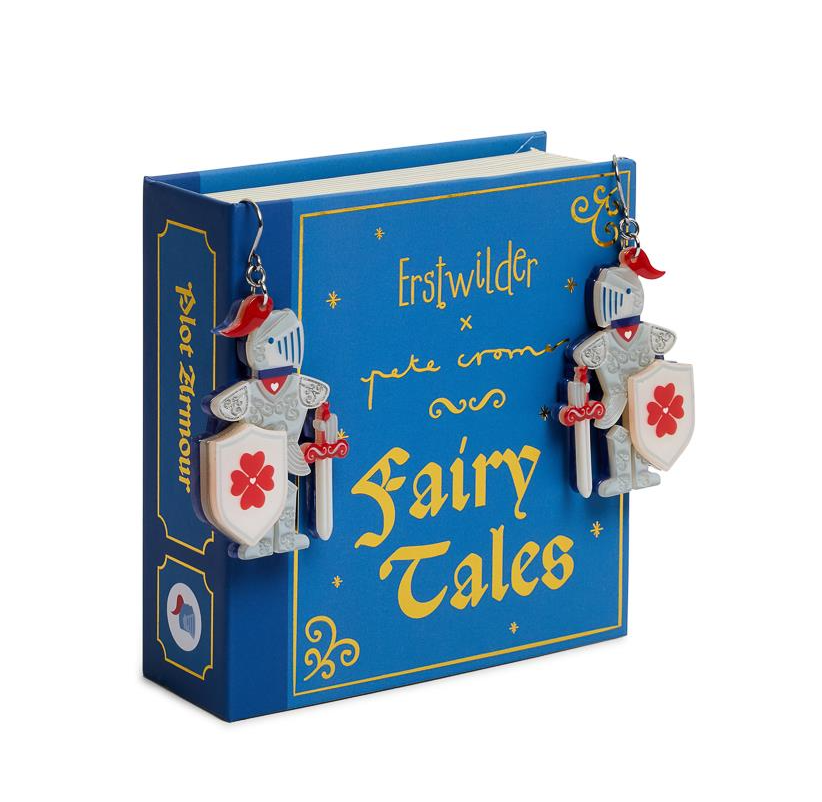 Erstwilder Pete Cromer Fairy Tales Plot Armour Earrings
