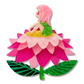 Erstwilder Pete Cromer Fairy Tales Pocket Princess Brooch