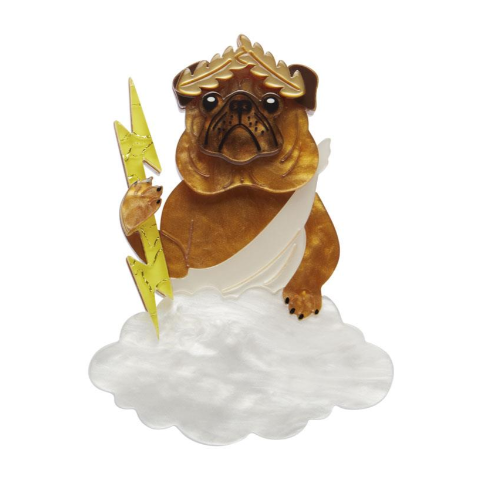 Erstwilder Lucia The Pious Pug Brooch
