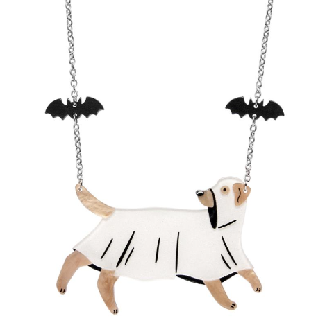 Erstwilder Megan Roy Haunted at Heart Poltergeist Pooch Necklace