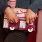 Vendula Perfectly Pink Afternoon Tea Bus Pouch Bag